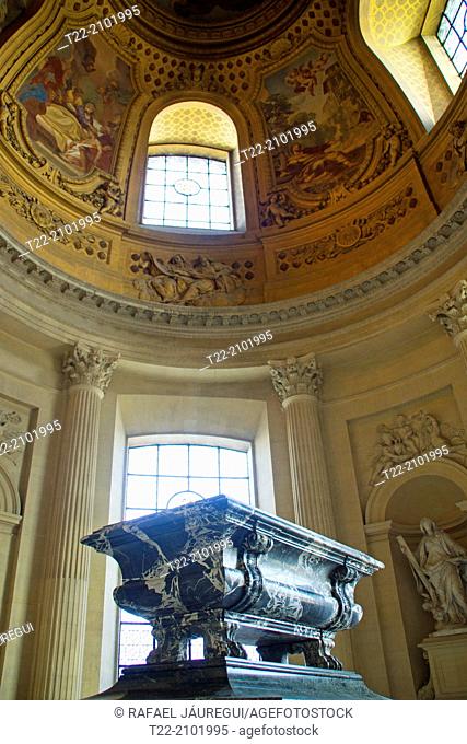 Paris (France). Tomb of Joseph Bonaparte Joseph Napoleon or the National des Invalides in Paris city