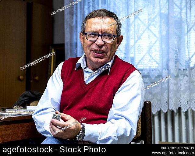 Pavel Tvrznik, Chairman of the Board of Granat Turnov, is seen at the processing plant of the Granat Turnov, producer of the Bohemian garnets