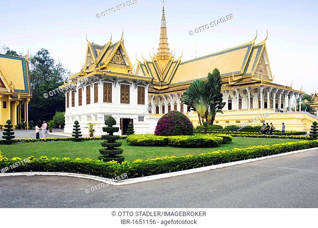 Throne Hall, Royal Palace, Phnom Penh, Cambodia, Indochina, Southeast Asia, Asia