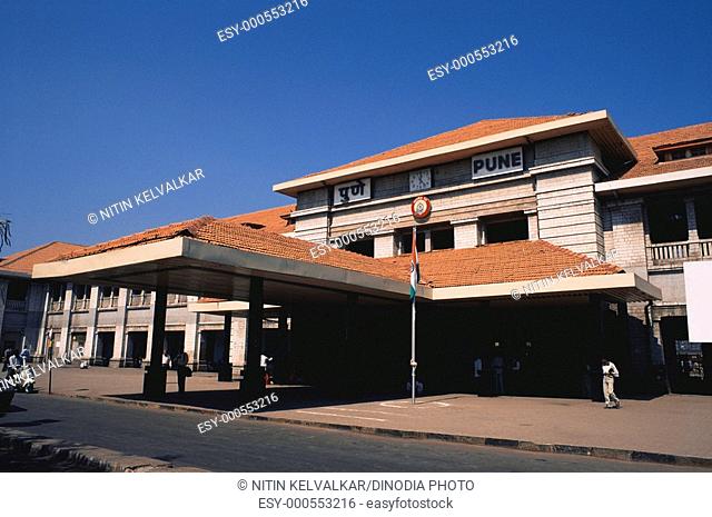 Pune railway station , Maharashtra , India