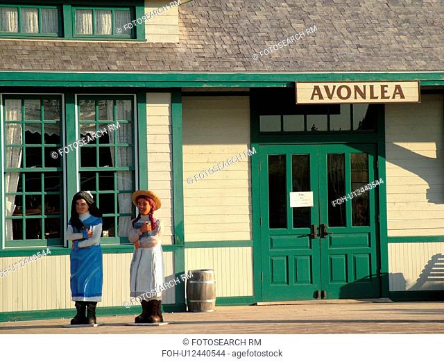Prince Edward Island, Canada, Queens County, Cavendish, Avonlea Village of Anne of Green Gables, entrance