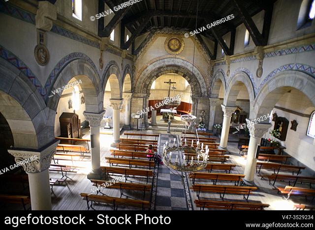 Romanesque church of Santa Eulalia, Ujo, Mieres, Asturias, Spain