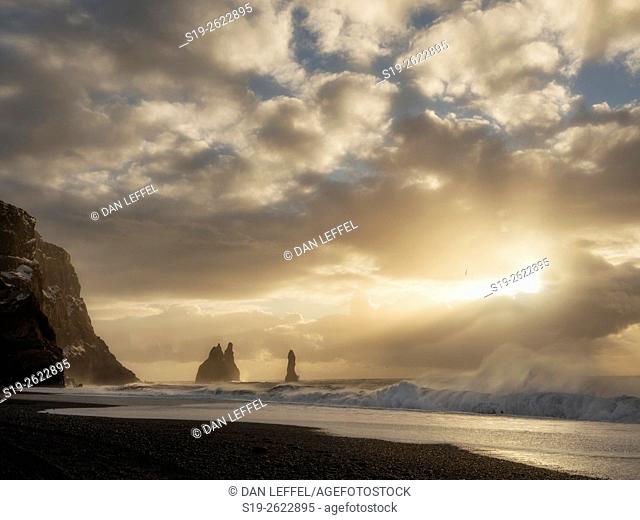 Iceland Dyrholaey Peninsula Sunrise