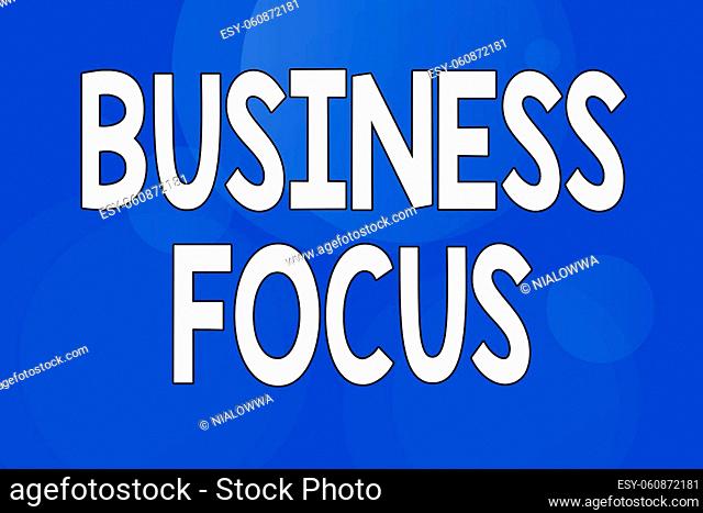 Conceptual caption Business Focus, Internet Concept Serving the needs of the client Full attention on details Line Illustrated Backgrounds With Various Shapes...