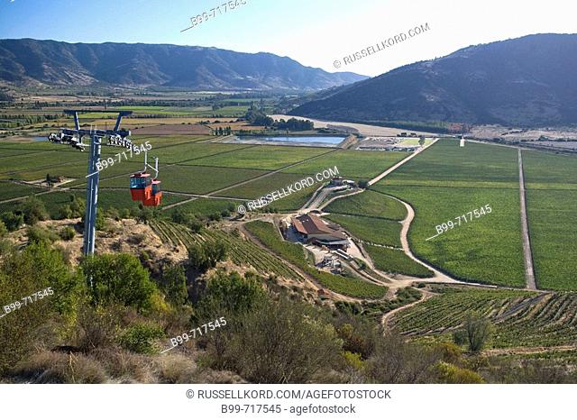 Telefrico Vina Santa Cruz Winery Colchagua Valley Chile
