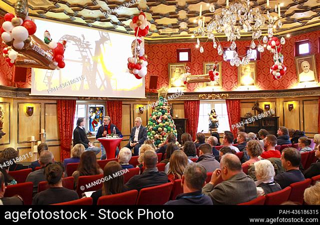 Rust, Germany - November 24, 2023: Europa-Park Winter Press Conference with Roland and Juergen Mack. Europapark, Europa Park. - Rust/Deutschland