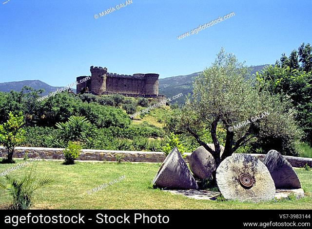 Medieval castle. Mombeltran, Avila province, Castilla Leon, Spain