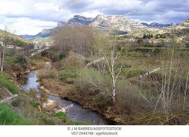 Rio Matarraña near Beceite. Matarraña region, Teruel province, Aragon, Spain