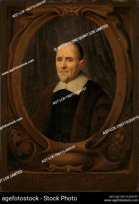 Cornelis Fransz Eversdijck (1586-1666), Mathematician, Treasurer of Zeeland, Portrait of Cornelis Fransz Eversdijck, mathematician and mathematician of Zeeland...