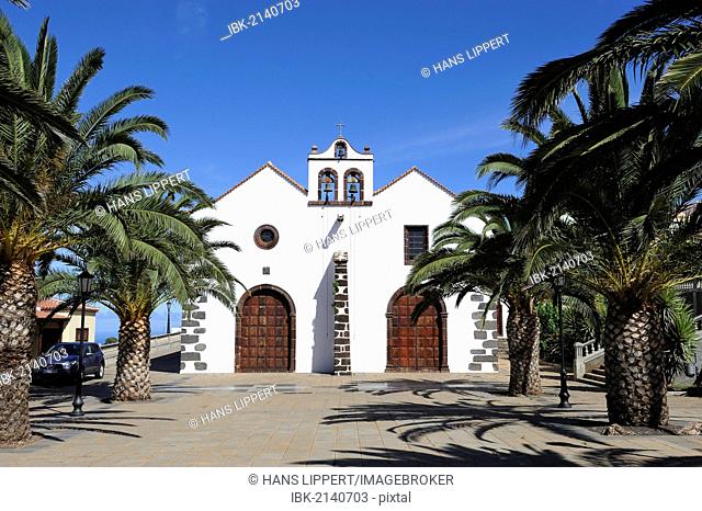 Santo Domingo de Garafía, Church of Nuestra Señora de La Luz, La Palma, Canary Islands, Spain, Europe, PublicGround