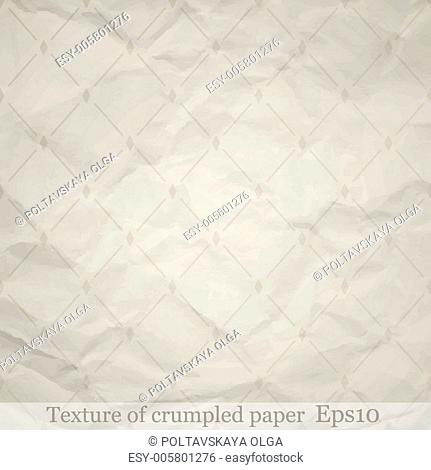 Texture of crumpled paper