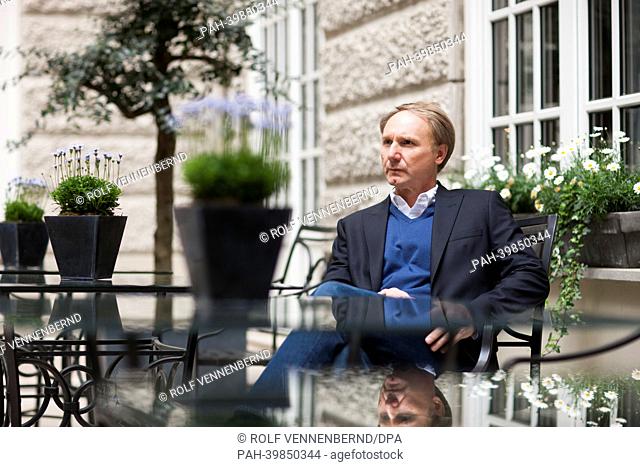 US writer Dan Brown poses in Cologne, Germany, 27 May 2013. Lit.Cologne and Cologne publishing house Bastei Luebbe organised the only reading of 'Inferno' in...