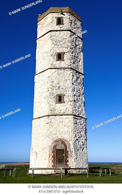 The Chalk Tower Former Lighthouse at Flamborough Head Head East Riding of Yorkshire England