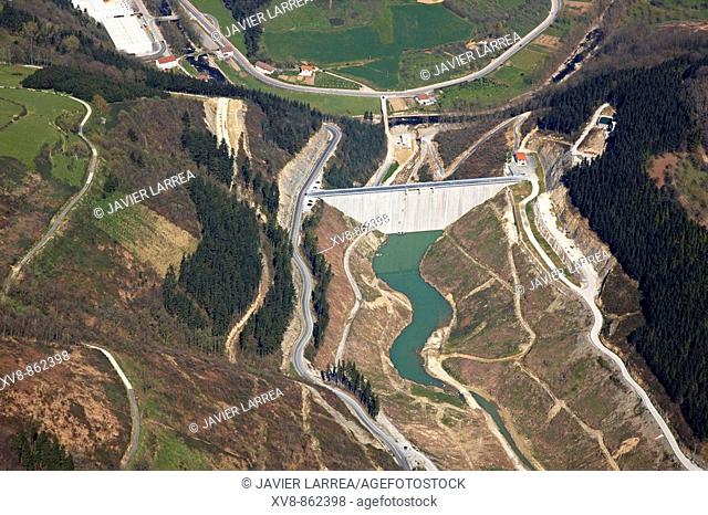 Ibiur reservoir, Baliarrain, Gipuzkoa, Basque Country, Spain