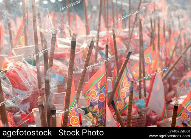 Nantou, Taiwan - December 21th, 2019: Shuili taoism carnival and sacrifice, be hold at every 12 years at Shuili Township, Nantou County, Taiwan