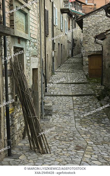 A Narrow Street of Old Lugano