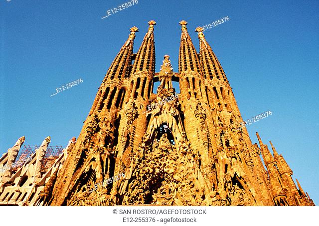 Spain, Catalunya, Barcelona, Gaudi, Sagrada familia
