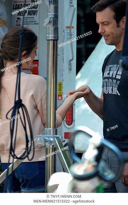 'Sleeping with Other People' filming in Manhattan Featuring: Jason Sudeikis, Alison Brie Where: Manhattan, New York, United States When: 03 Jul 2014 Credit:...