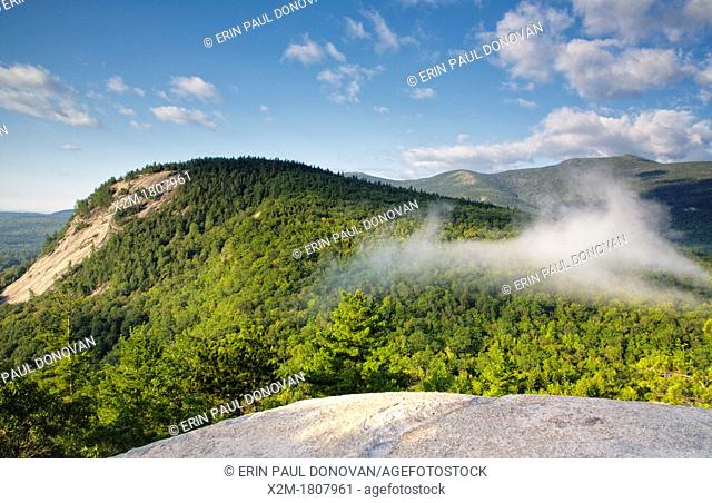 Echo Lake / Cathedral Ledge State Park - Whitehorse Ledge from the summit of Cathedral Ledge in Bartlett, New Hampshire, USA