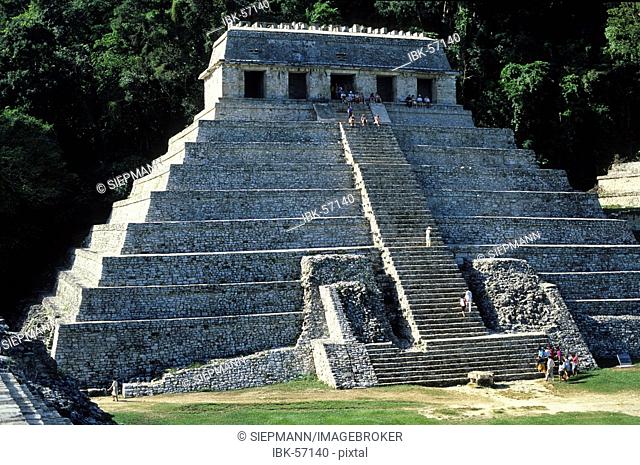 México Palenque Templo de las Inscripciones Chiapas