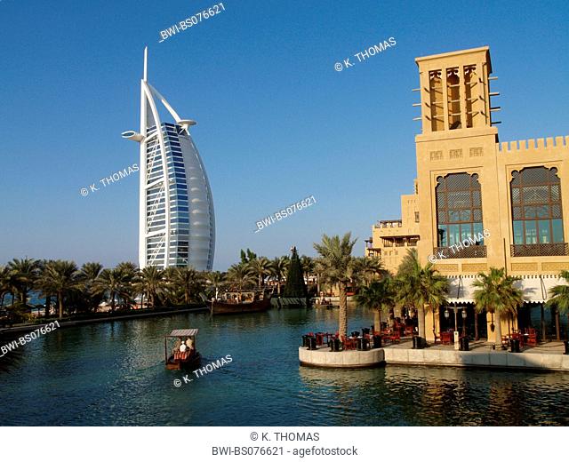 Dubai, hotel Madinat Jumeirah, sevenstar hotel Burj al Arab, United Arab Emirates, Dubai