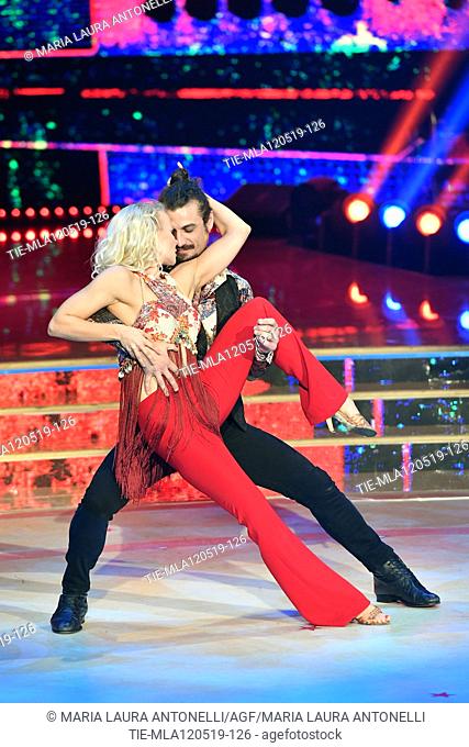 Dani Osvaldo during the performance at the tv show Ballando con le setelle (Dancing with the stars) Rome, ITALY-11-05-2019