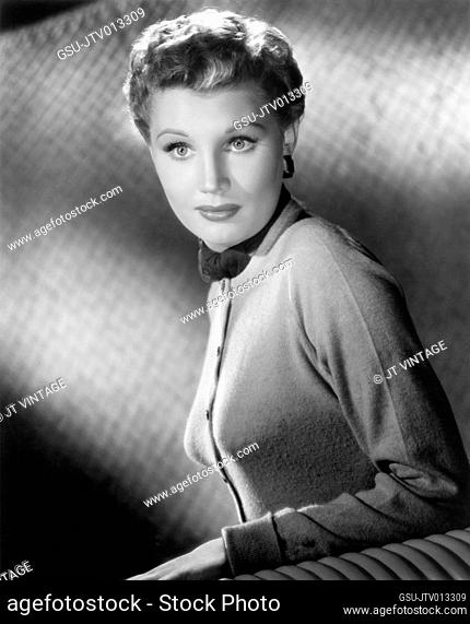 Mari Aldon, Half-Length Publicity Portrait for the Film, This Woman is Dangerous, Warner Bros., 1952