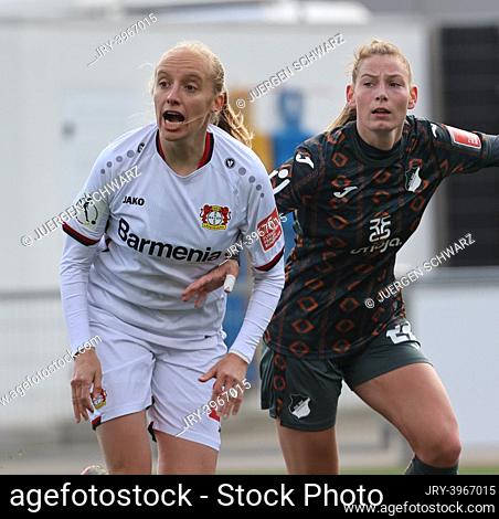 Leverkusen, Germany, 04/03/2022, Flyeralarm Frauen Bundesliga, Matchday 19, Bayer 04 Leverkusen - TSG 1899 Hoffenheim, Irina Pando (B04)