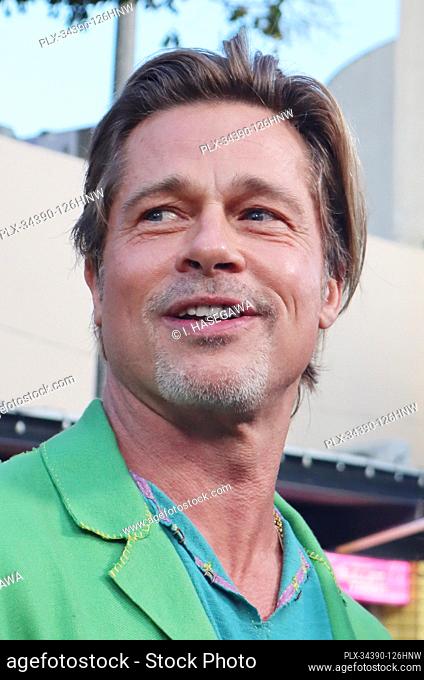 Brad Pitt 08/01/2022 The Los Angeles Premiere of Bullet Train at the Regency Village Theatre and Regency Bruin Theatre in Los Angeles, CA. Photo by I