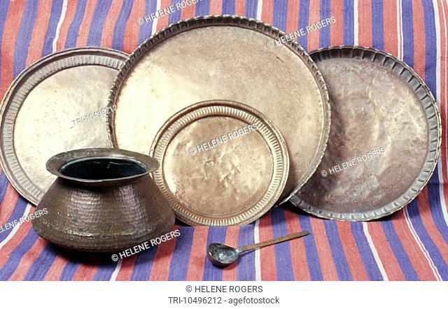 Bedouin Cooking Pot and Trays