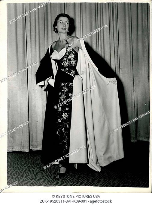 Mar. 11, 1952 - International fashions in Wools Europe's leading styles at the Savoy.: A preview was held at the Savoy Hotel today of the wool fashions...