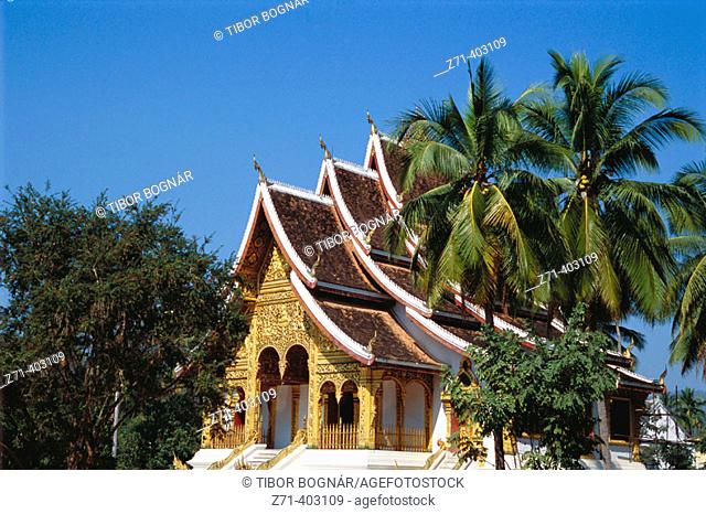 Royal Palace, Haw Pha Bang Pavilion. Luang Prabang. Laos