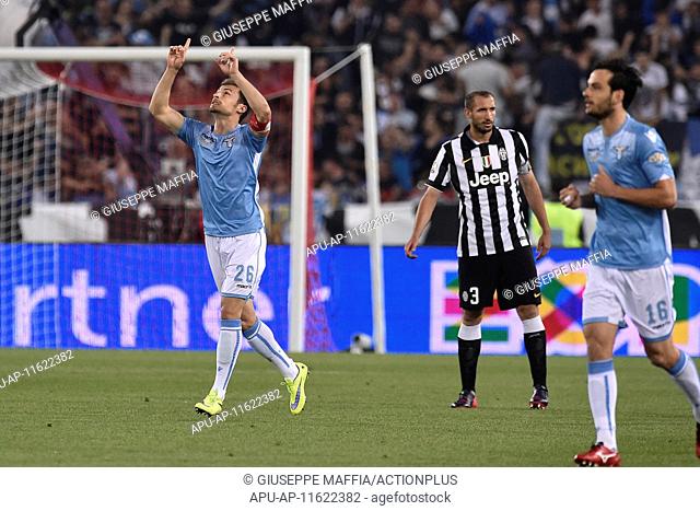 2015 Coppa Italia Final Lazio v Juventus May 20th. 20.05.2015. Rome, Italy. TIM Coppa Italia Final. Lazio versus Juventus