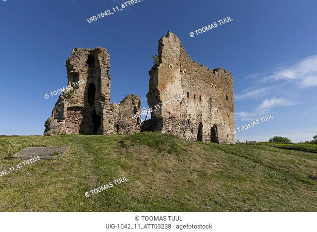 Ruins of Toolse stronghold in Lääne-Viru county