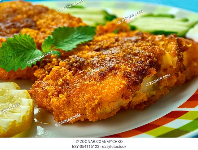 Kerala Style Fish Fry - (meen varuthathu, close up
