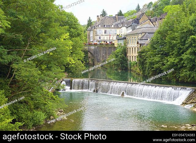 Old town of Oloron Sainte Marie in France