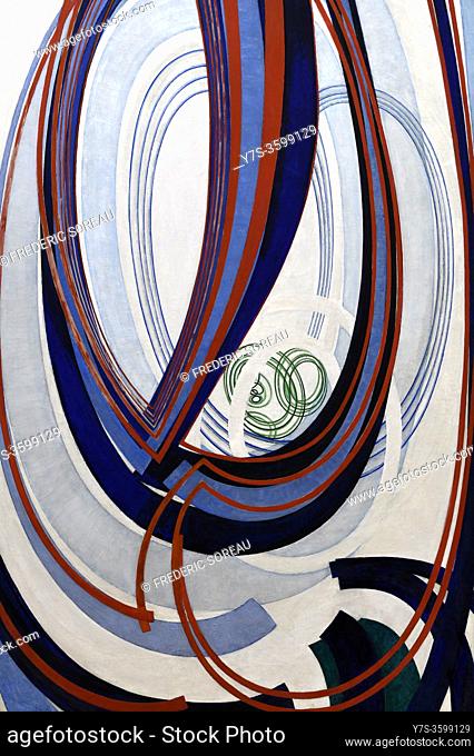 Traits, plans, espace III, 1921, 1927, Frantisek Kupka, Georges Pompidou museum Paris France