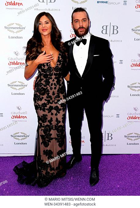The Caudwell Children's Butterfly Ball 2018 held at the Grosvenor House Hotel, Park Lane - Arrivals Featuring: Shelby Tribble, Pete Wicks Where: London