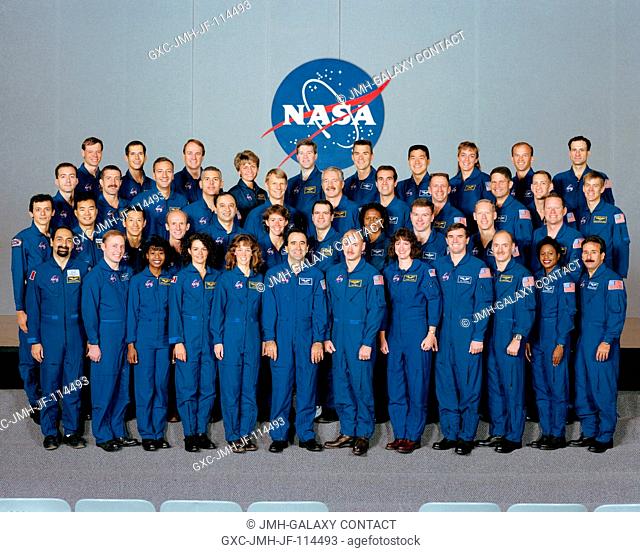 Following their selection from among 2, 400 applicants, the 44 astronaut candidates begin a lengthy period of training and evaluation at NASA's Johnson Space...