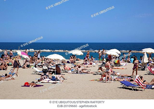 Playa de St Sebastia, Barceloneta Beach