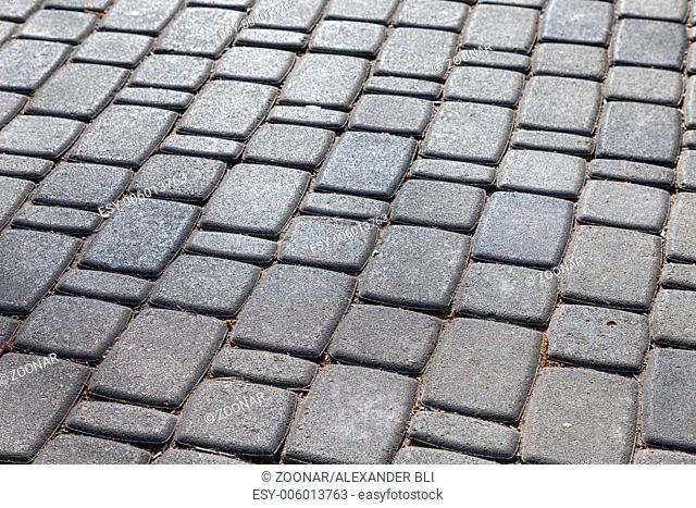 Grey paving stones as background