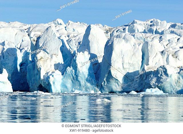 glacier at Crocker Bay on Devon Island, Northwest Passage, Nunavut, Canada, Arctic