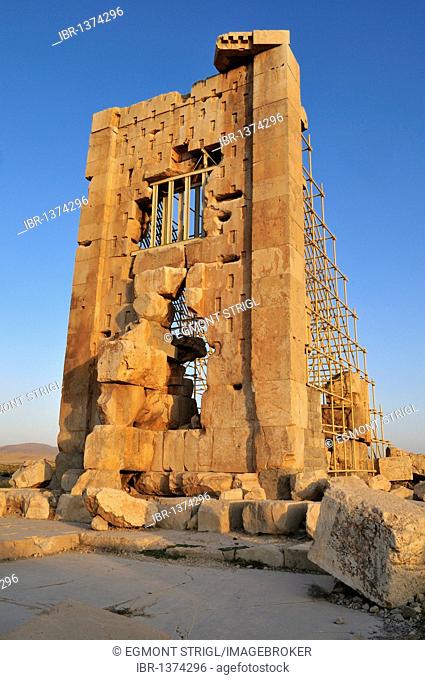 Zendan-e Soleiman, archeological site of Pasargadae, UNESCO World Heritage Site, Persia, Iran, Asia
