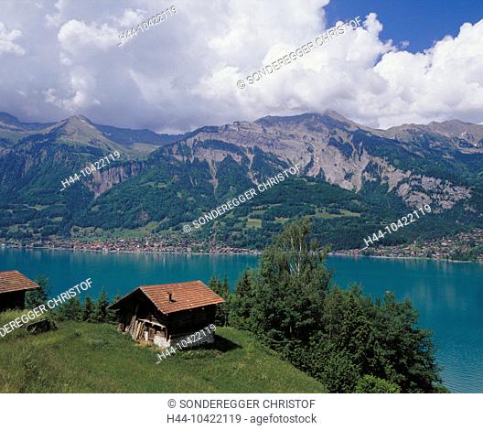 10422119, mountains, alpine, Alps, canton Bern, Bernese Oberland, Brienz, Brienzersee, lake, sea, scenery, Switzerland, Europe
