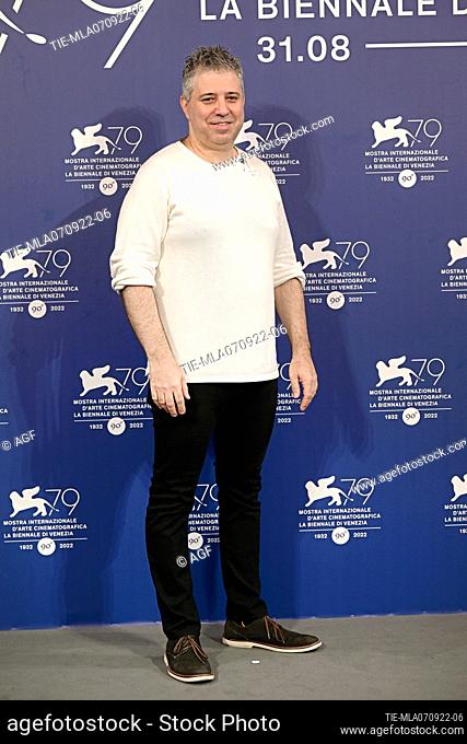 Director Evgeny Afineevsky poses at a photocall for 'Freedom on fire: Ukraine's for freedom' during the 79th annual Venice International Film Festival