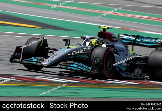 #44 Lewis Hamilton (GBR, Mercedes-AMG Petronas F1 Team), F1 Grand Prix of Spain at Circuit de Barcelona-Catalunya on May 21, 2022 in Barcelona, Spain
