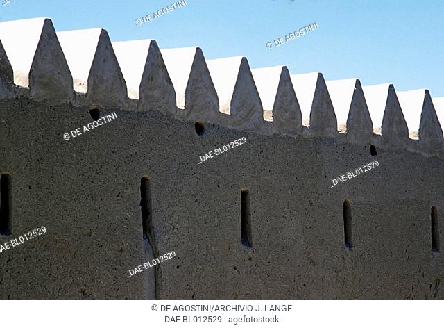 Al Rumaila Al Gharbiya Fort (Western Rumaila Fort), Al Ain City, United Arab Emirates. Detail