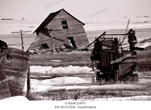 Abandoned homestead in Saskatchewan