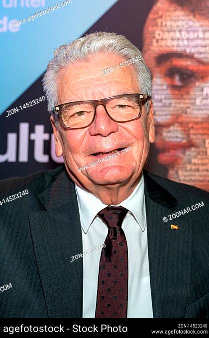 FRANKFURT AM MAIN, Germany - October 16 2019: Joachim Gauck (*1940, German politician, president of germany 2012-2017) at 71st Frankfurt Book Fair / Buchmesse...