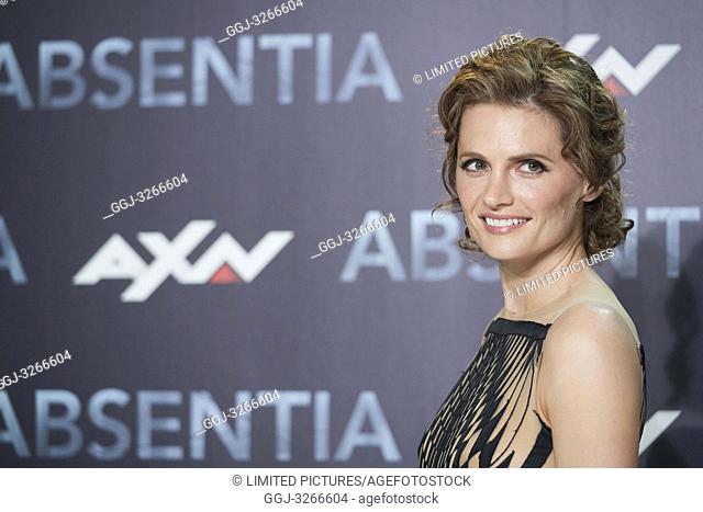 Stana Katic attends 'Absentia' photocall at Espacio Beatriz on March 20, 2019 in Madrid, Spain